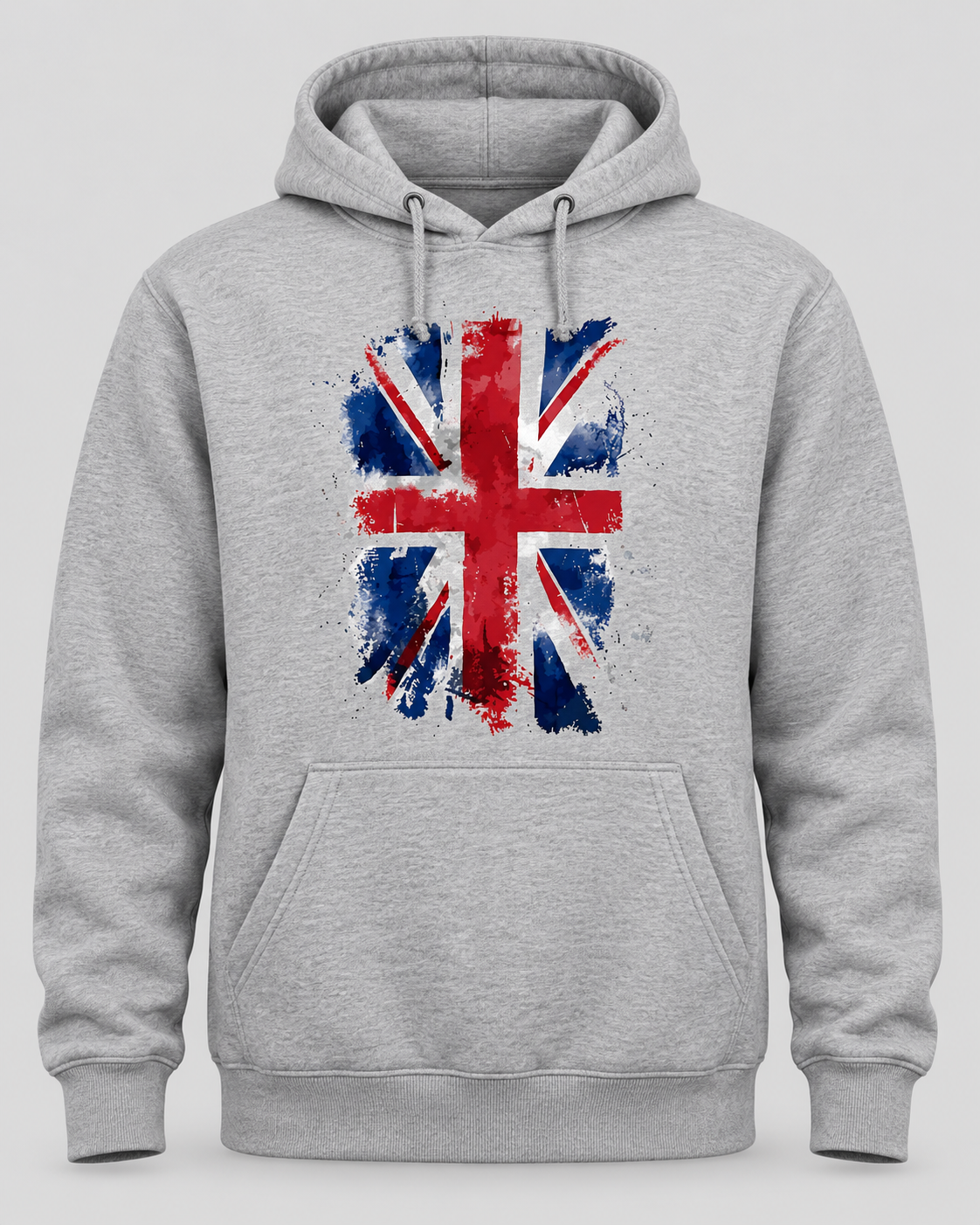 Watercolor Union Jack Hoodie