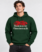 Green hoodie
