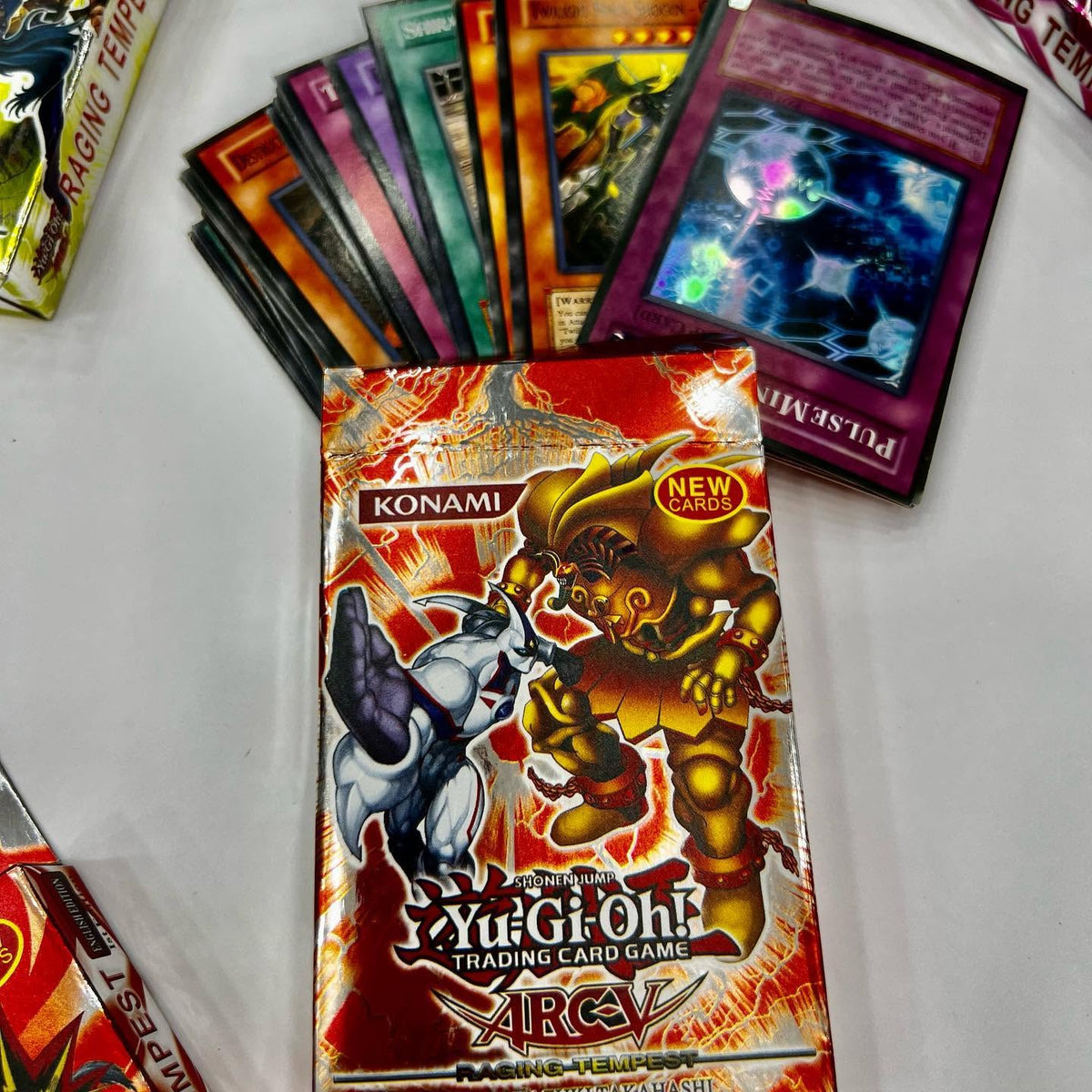Yugi Cards trading card pack and cards